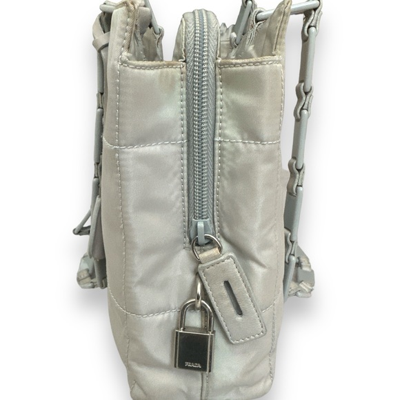 Authentic Grey Prada Shoulder Bag - Picture 4 of 7